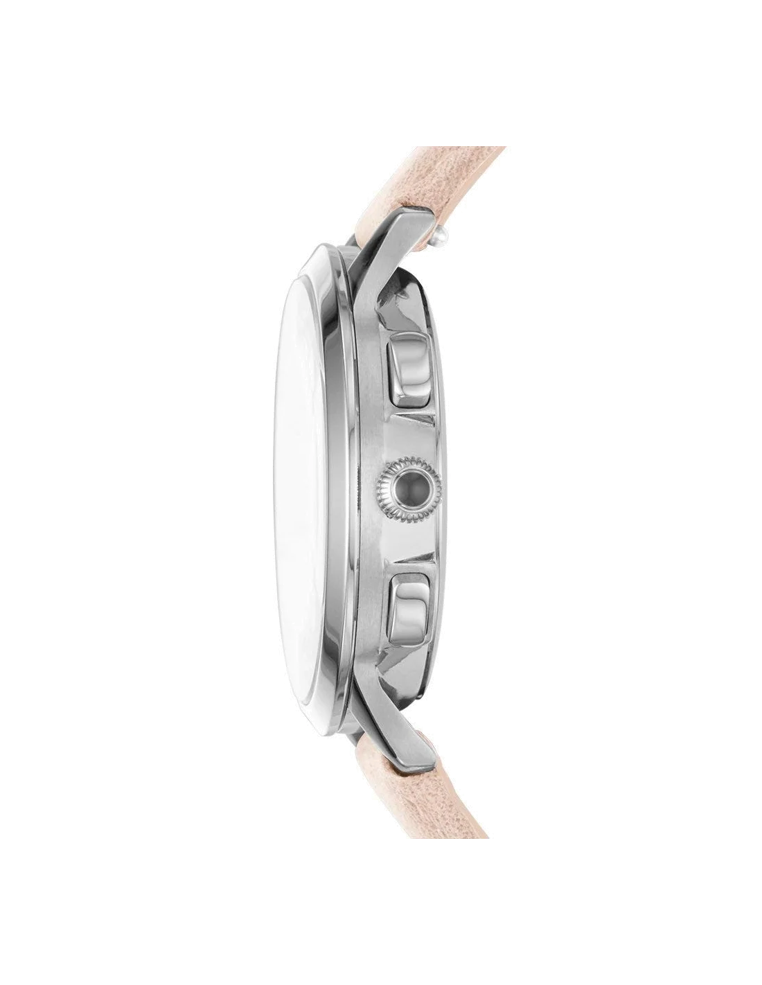 Montre Femme Fossil Abilene CH3088 Chronographe Cadran Fuchsia Bracelet Cuir Rose