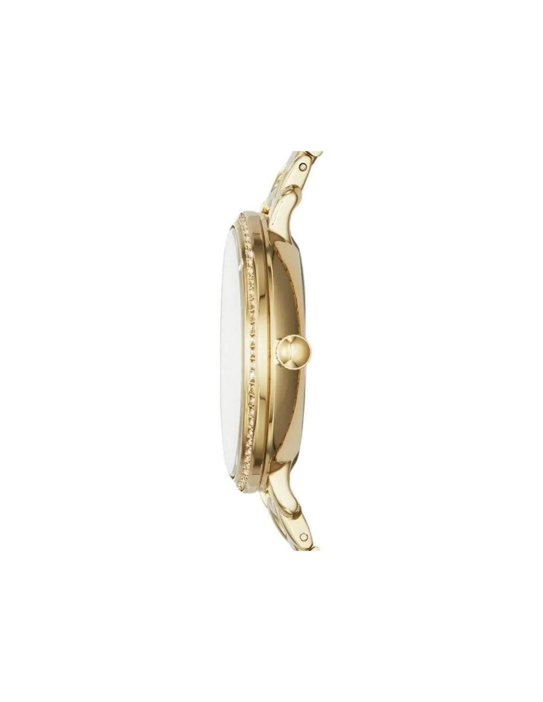 Montre Femme Fossil Jacqueline ES3756 en Or, Cadran Nacré et Lunette à Cristaux vue 2