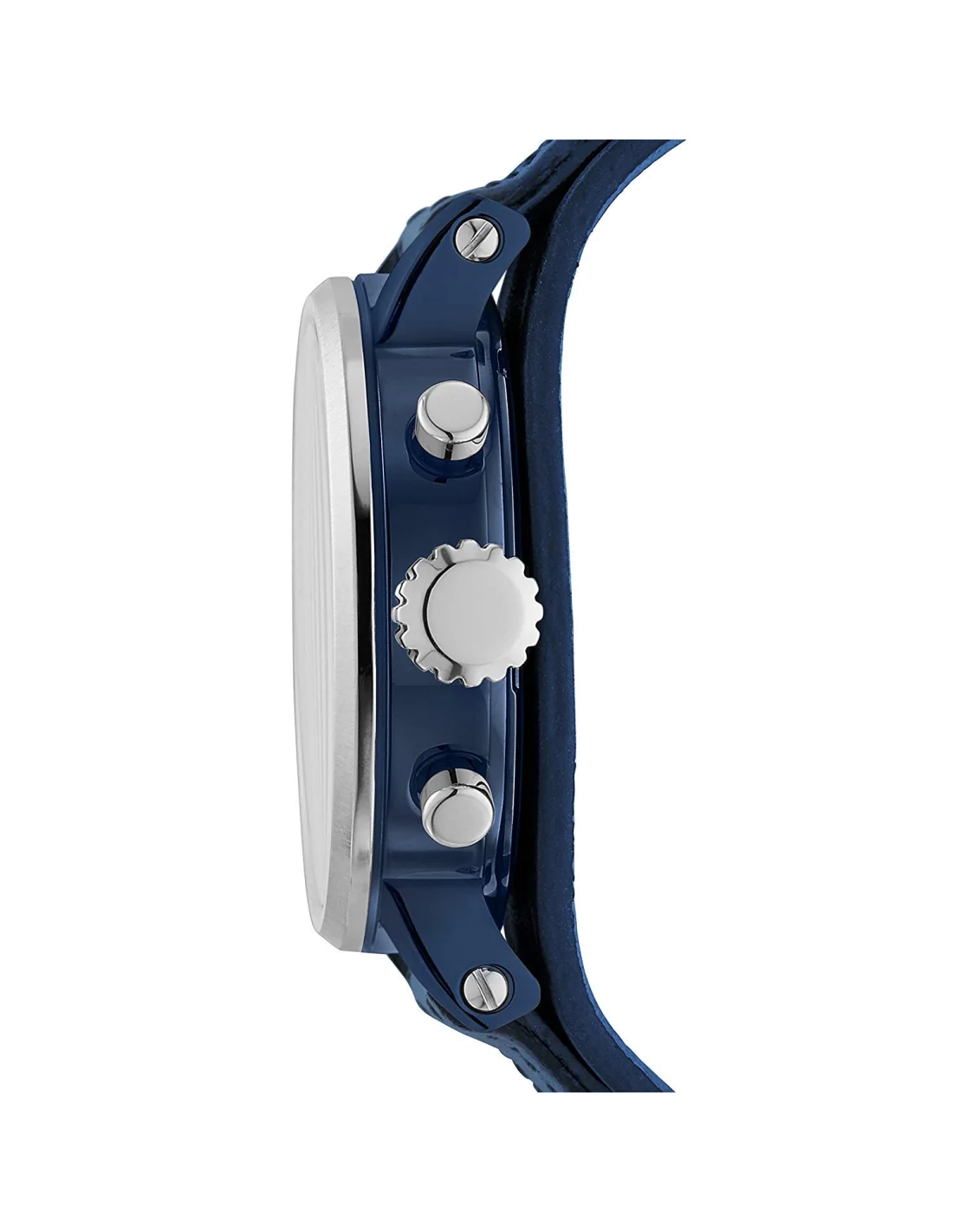 Montre Femme Fossil Original Boyfriend ES4113 - Cadran et Bracelet Cuir Bleu vue 2