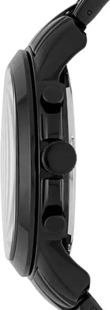 Montre Homme Fossil Grant FS4832 en Acier Noir à Chiffres Romains vue 3