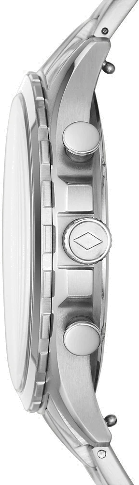 Montre Homme Fossil FS5605 Chronographe Acier Argenté Cadran Bleu vue 3