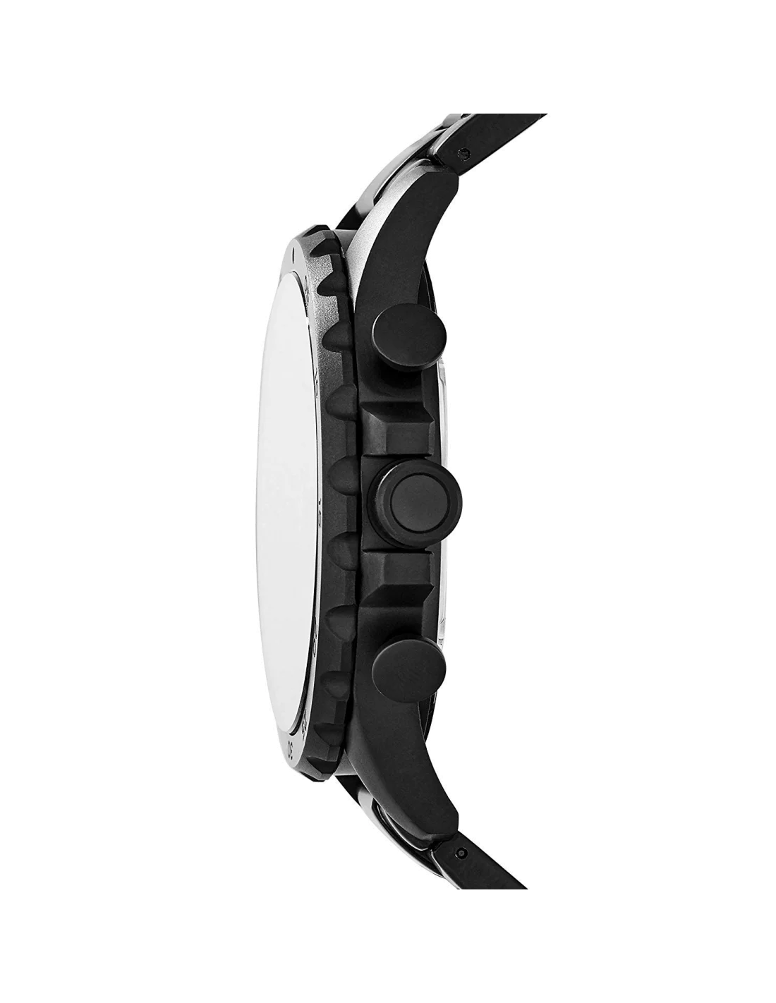 Montre Homme Fossil Nate JR1401 Chronographe Acier Noir IP 50 mm vue 2