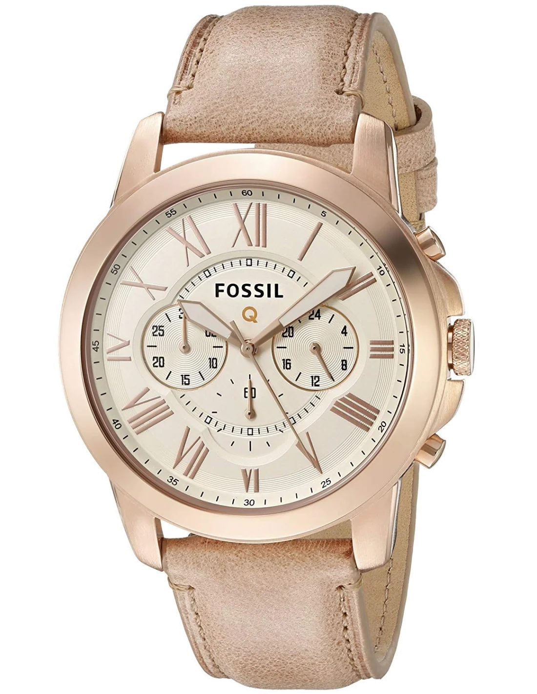 Montre Connectée Fossil Q Grant FTW10021 Bracelet Cuir