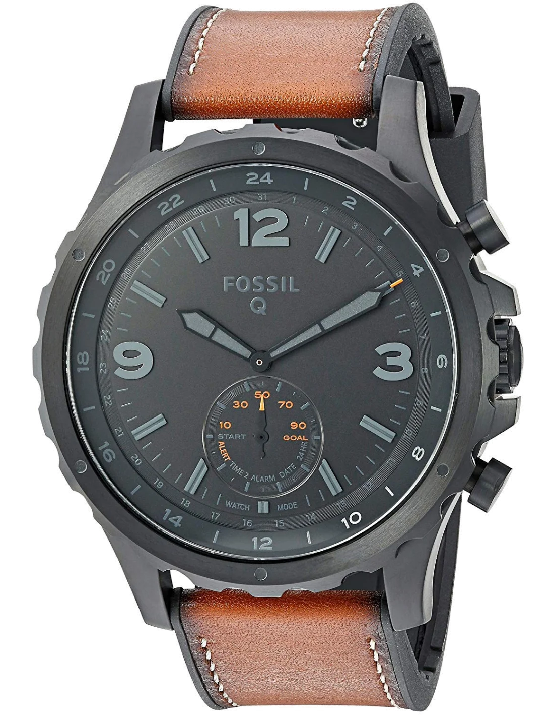Montre Homme Fossil Q FTW1114 Marron vue 3