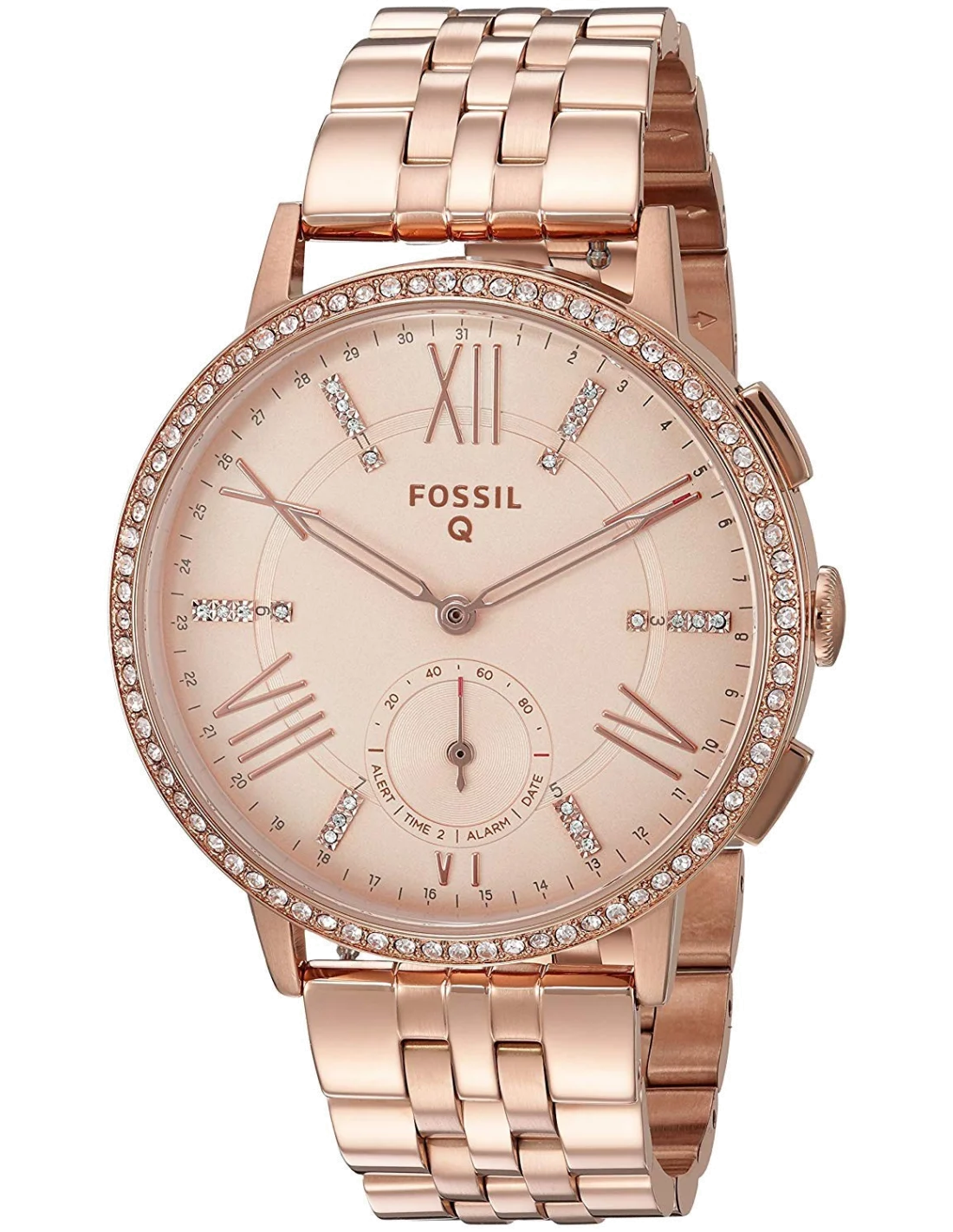 Montre Connectée Femme Fossil Q FTW1106 Or Rose vue 2