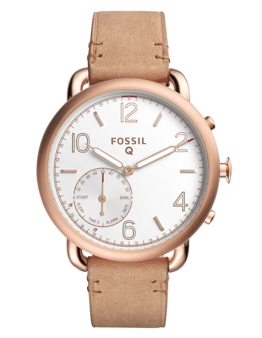 Montre Connectée Fossil Q Tailor FTW1129 Marron vue 2