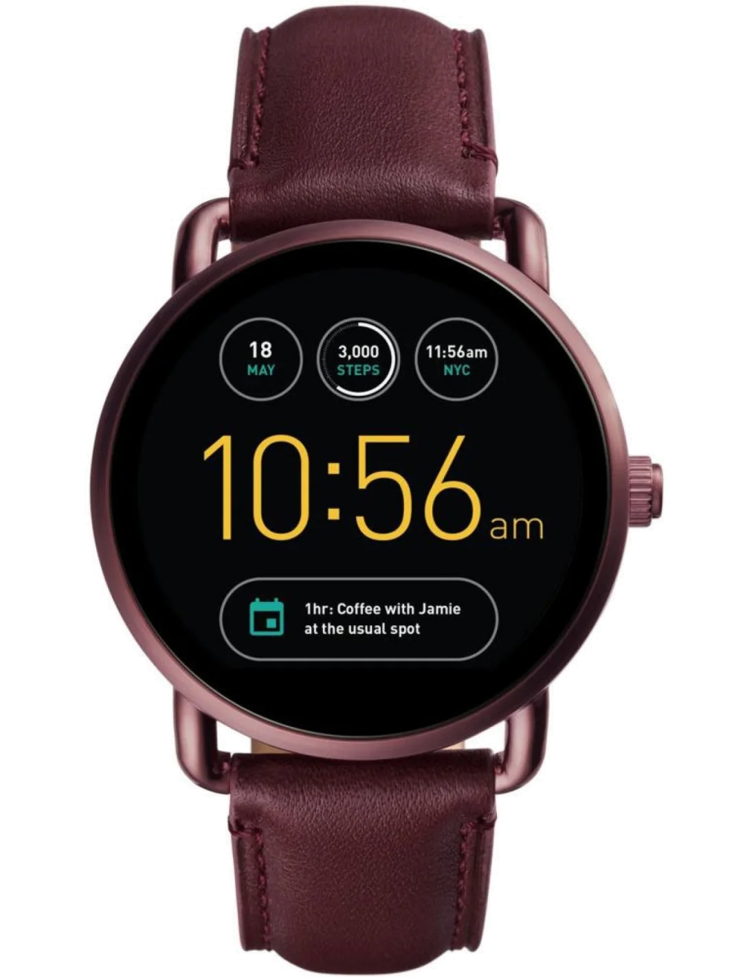 Montre Connectée Fossil FTW2113 Q Wander Smartwatch vue 3