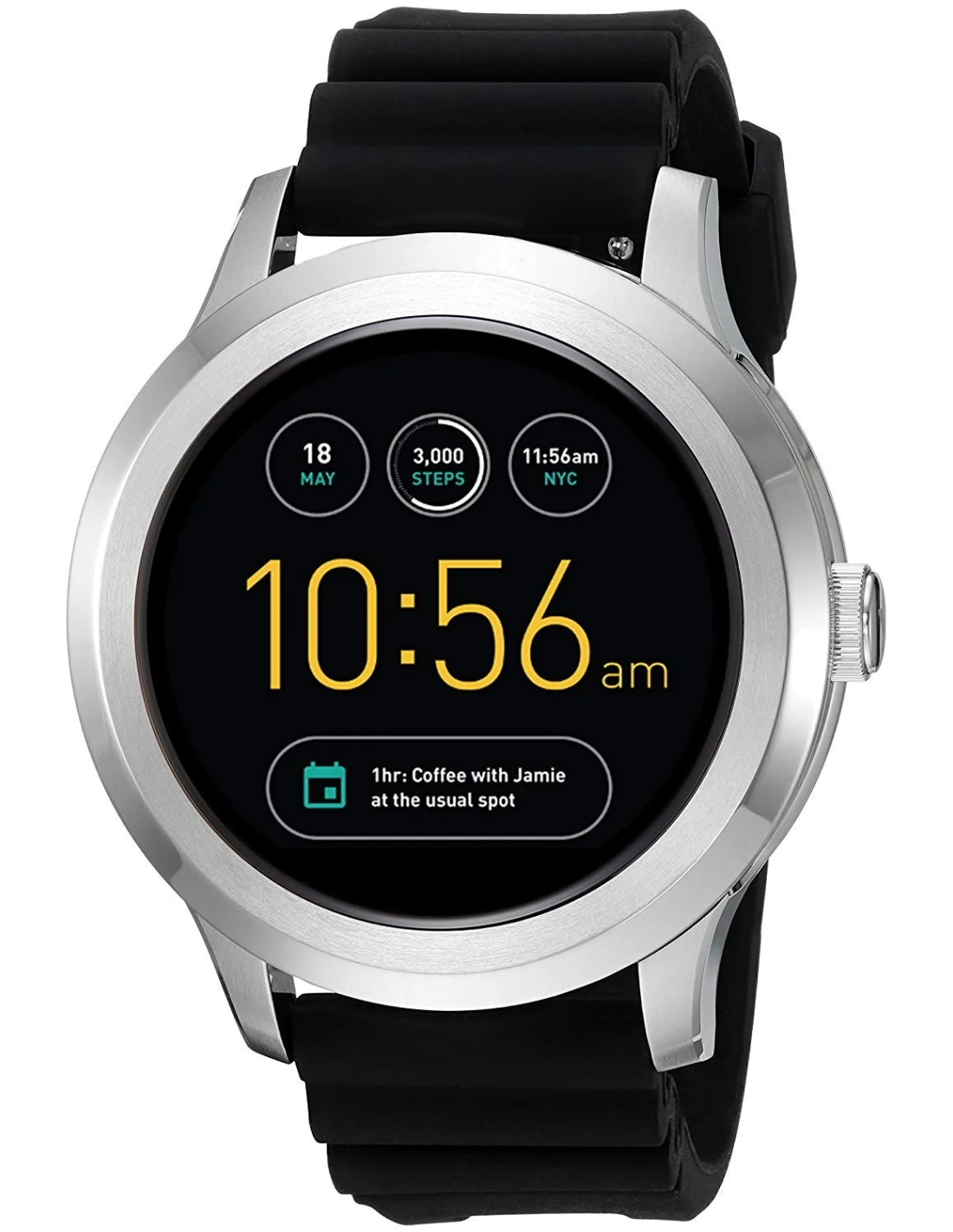 Montre Connectée Fossil Q Founder FTW2118 vue 2