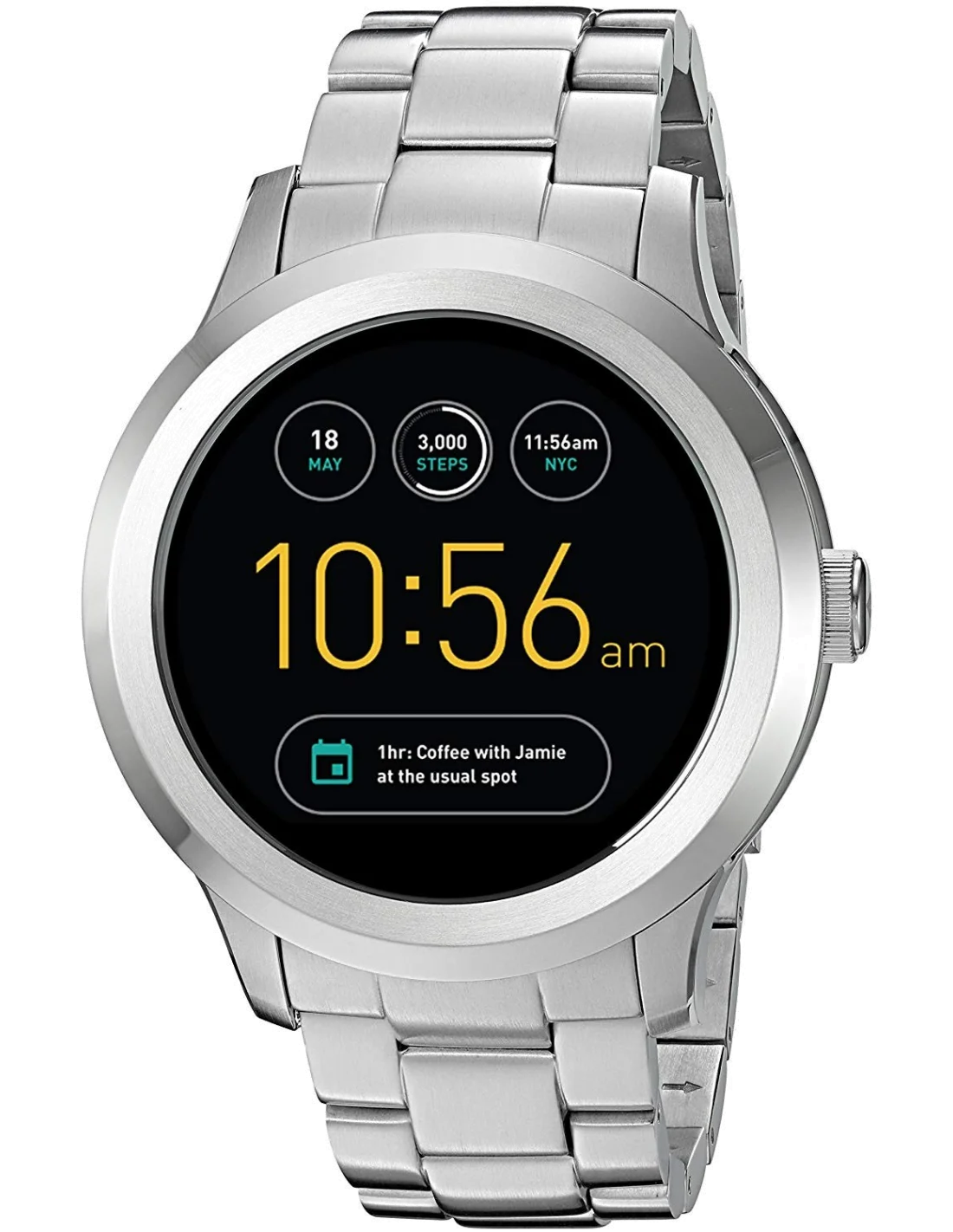 Montre Connectée Fossil Q Founder FTW2116 vue 2