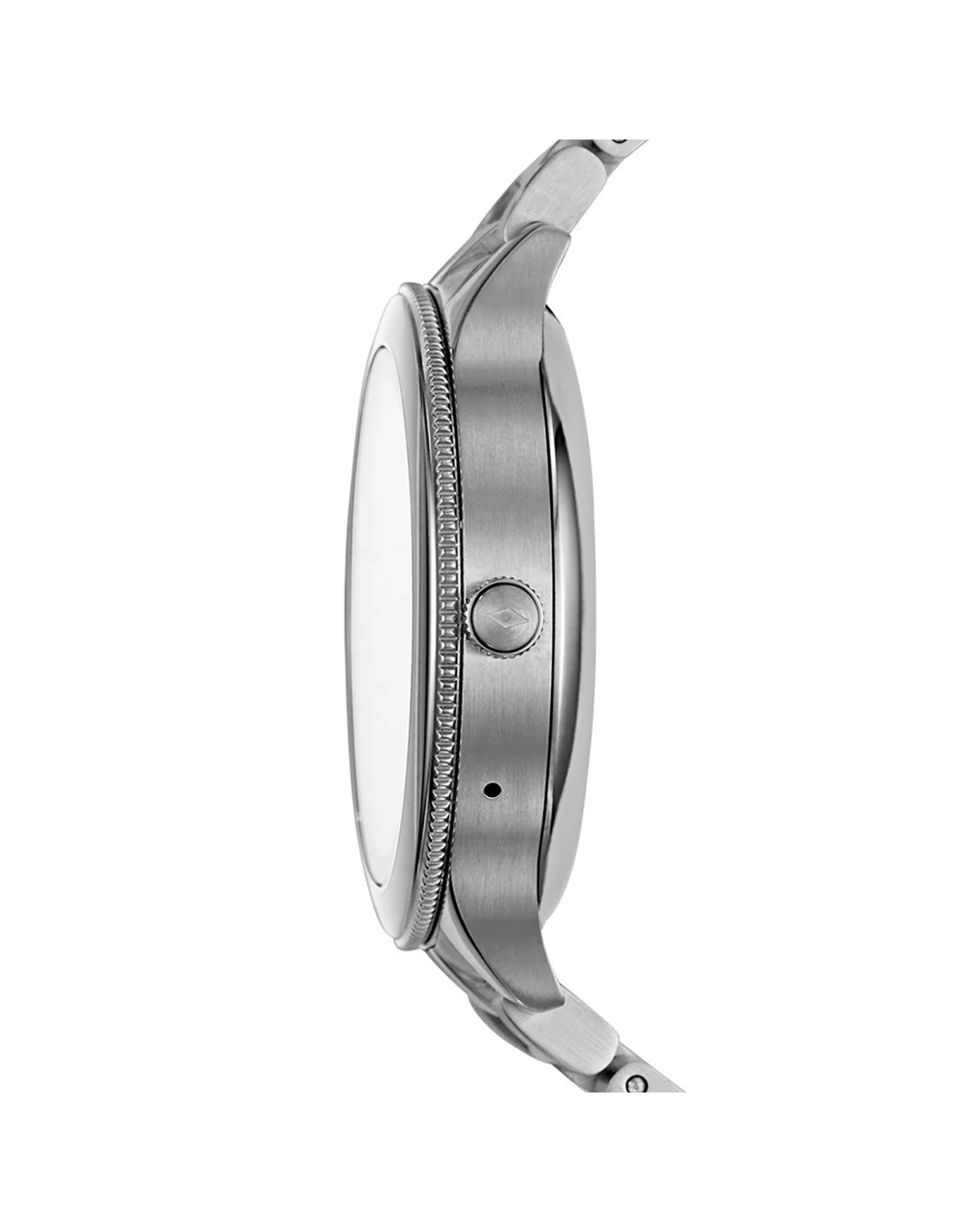 Montre Connectée Femme Fossil Q Venture FTW6003 Cadran Noir Bracelet Acier Argent