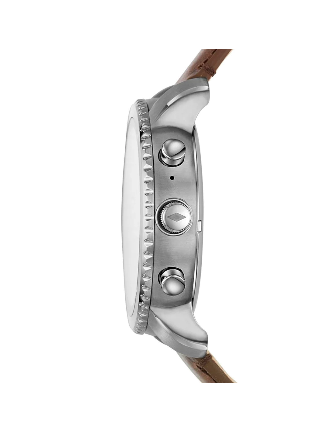 Montre Homme Connectée Fossil Q Explorist FTW4003 Bracelet Cuir