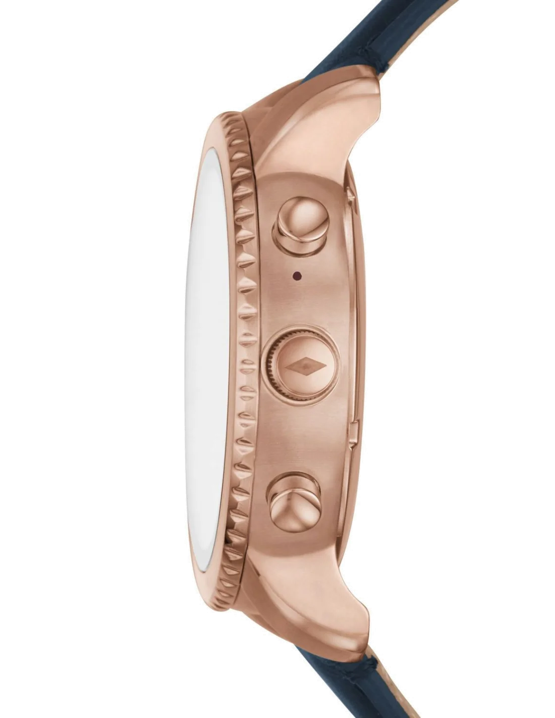 Montre Connectée Fossil Q Explorist FTW4002 Bracelet Cuir Noir