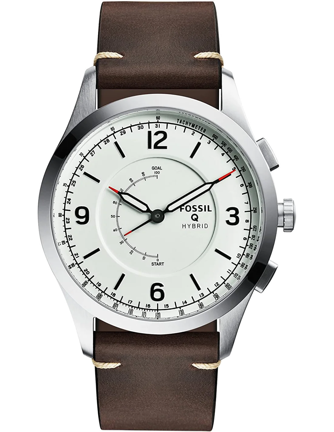 Montre Connectée Hybride Fossil Q Activist FTW1204 Bracelet Cuir vue 2