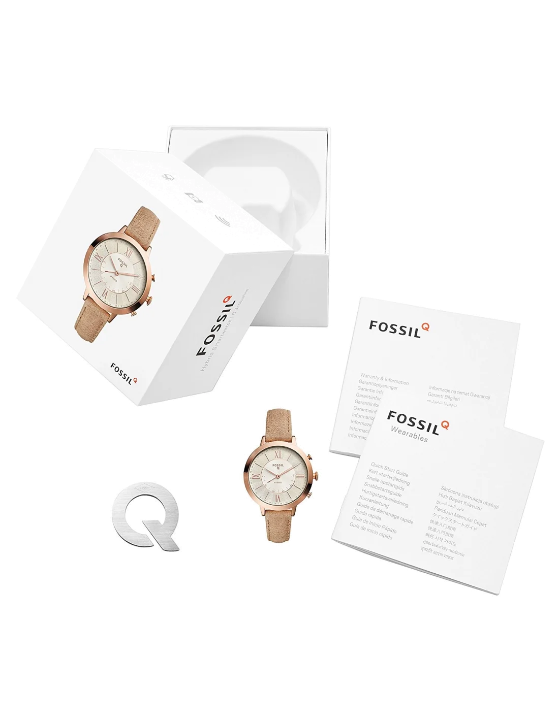 Montre Femme Fossil Q Jacqueline Hybrid Smartwatch FTW5013 vue 2