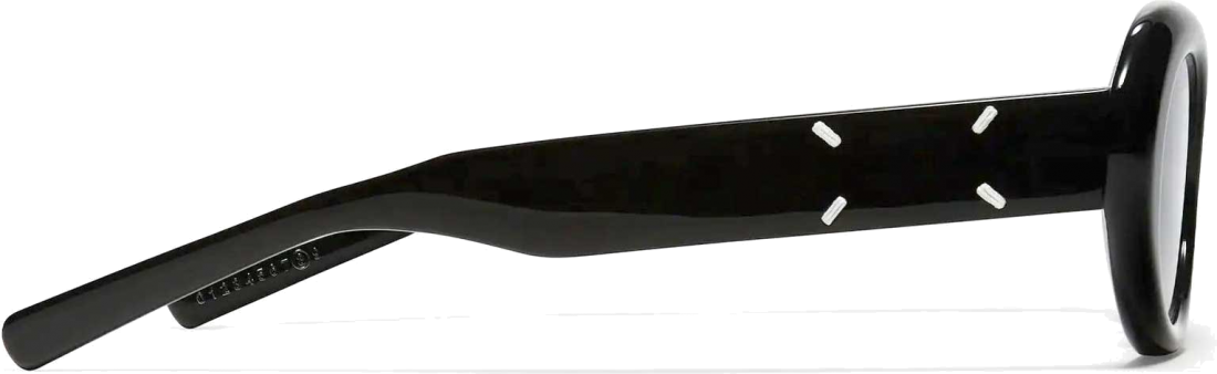 Lunettes de soleil Maison Margiela x Gentle Monster MM005 forme ovale en acetate - Noir vue 4