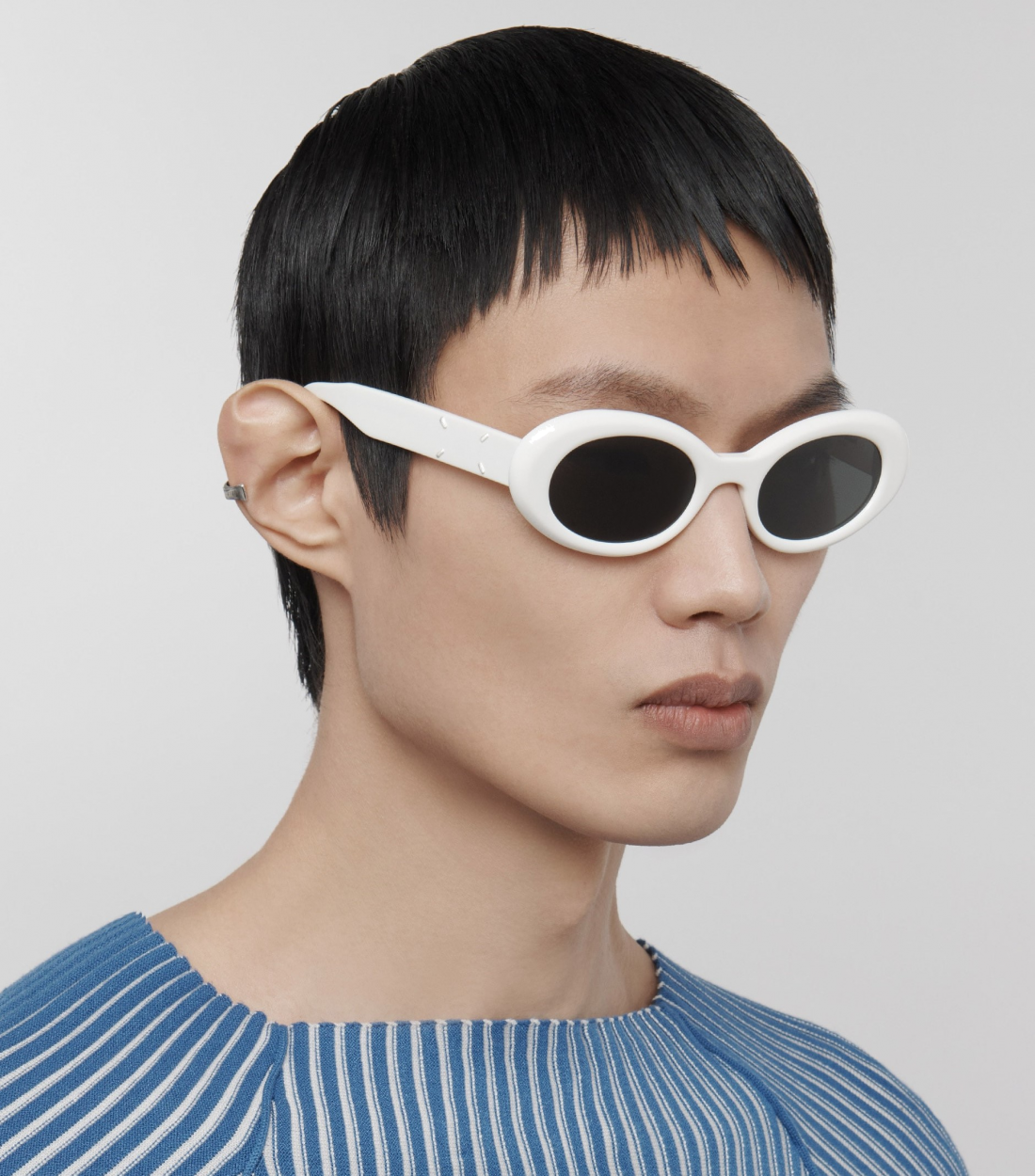Lunettes de soleil Gentle Monster x Maison Margiela MM005 - Acétate ovale unisexe vue 4