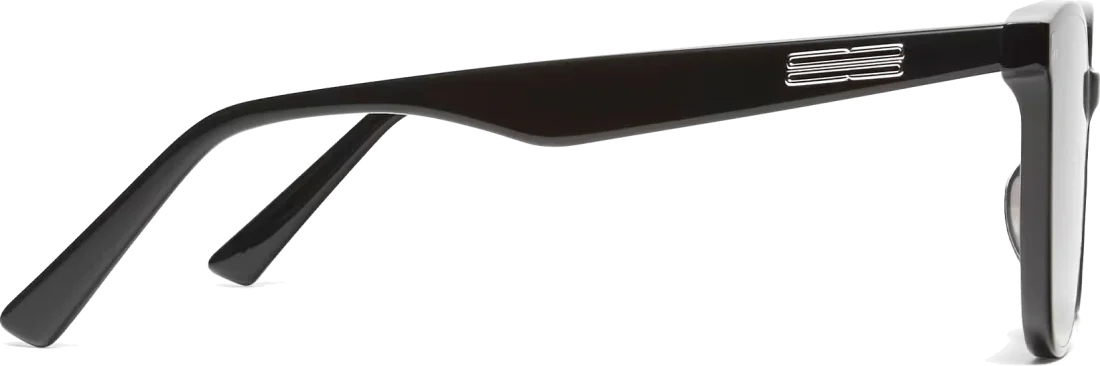 Lunettes de soleil Gentle Monster HEIZER01 - Monture noire unisexe vue 3