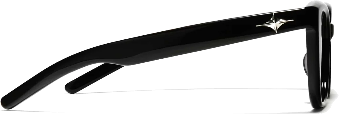 Lunettes de soleil Gentle Monster BILLY01 - Monture carrée noire unisexe vue 4