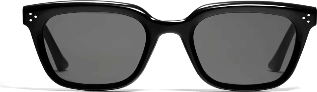 Lunettes de Soleil Unisexe Gentle Monster Musee 01 (MUSEE01) - Noir et Doré vue 2