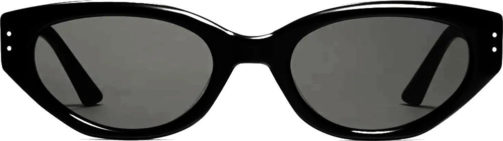 Lunettes de soleil Gentle Monster ROCOCO 01 Noir Unisexe Œil de Chat vue 2