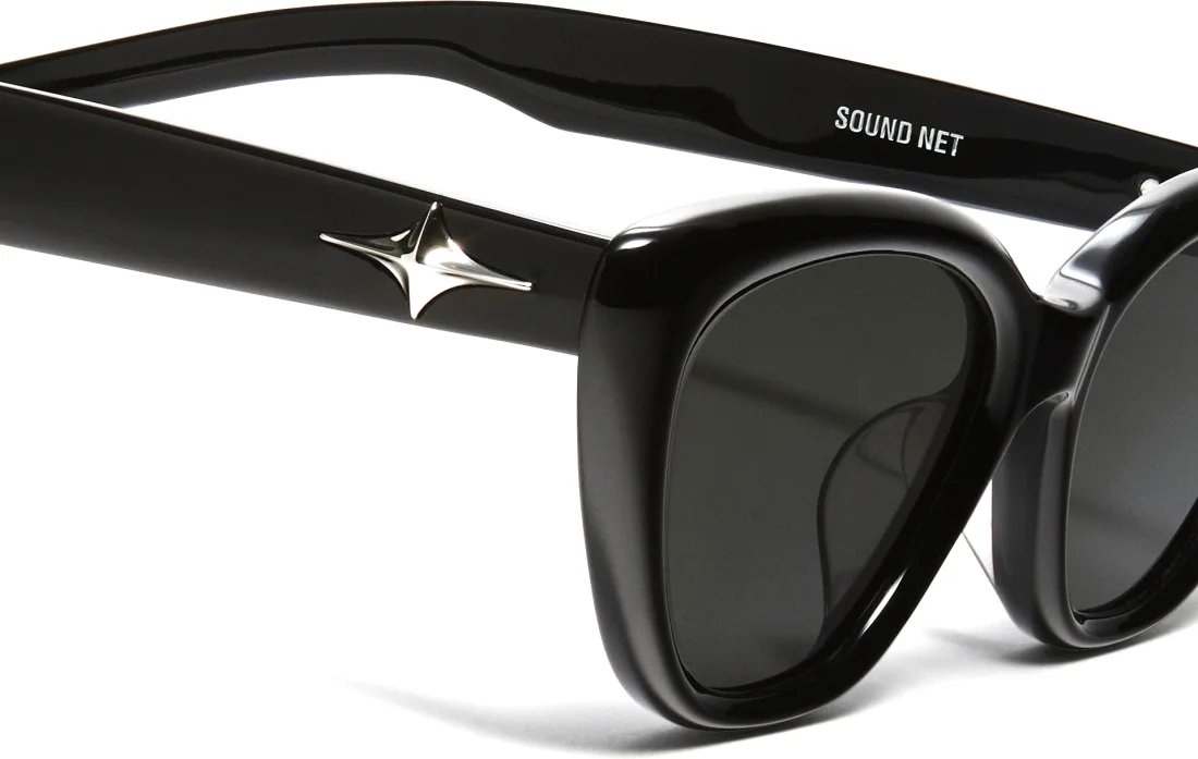 Lunettes de soleil Gentle Monster BOLD SOUNDNET01 Noir Femme vue 4