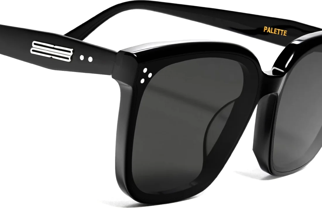 Lunettes de soleil Gentle Monster Palette 01 - Monture noire unisexe vue 3