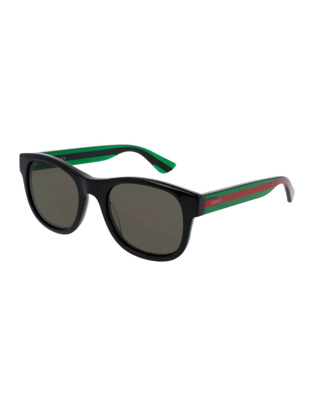 Lunettes de soleil Gucci Urban GG0003S - Noir - Vert