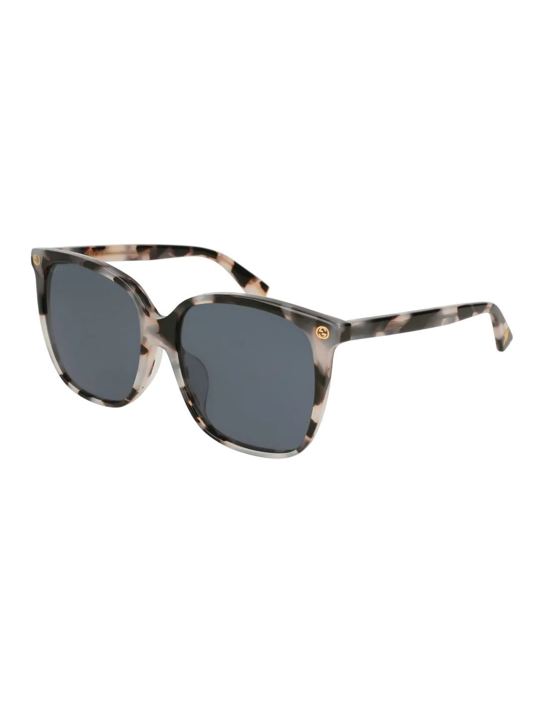 Lunettes de soleil Gucci Sensual Romantic GG0022SA - Havana - Gris