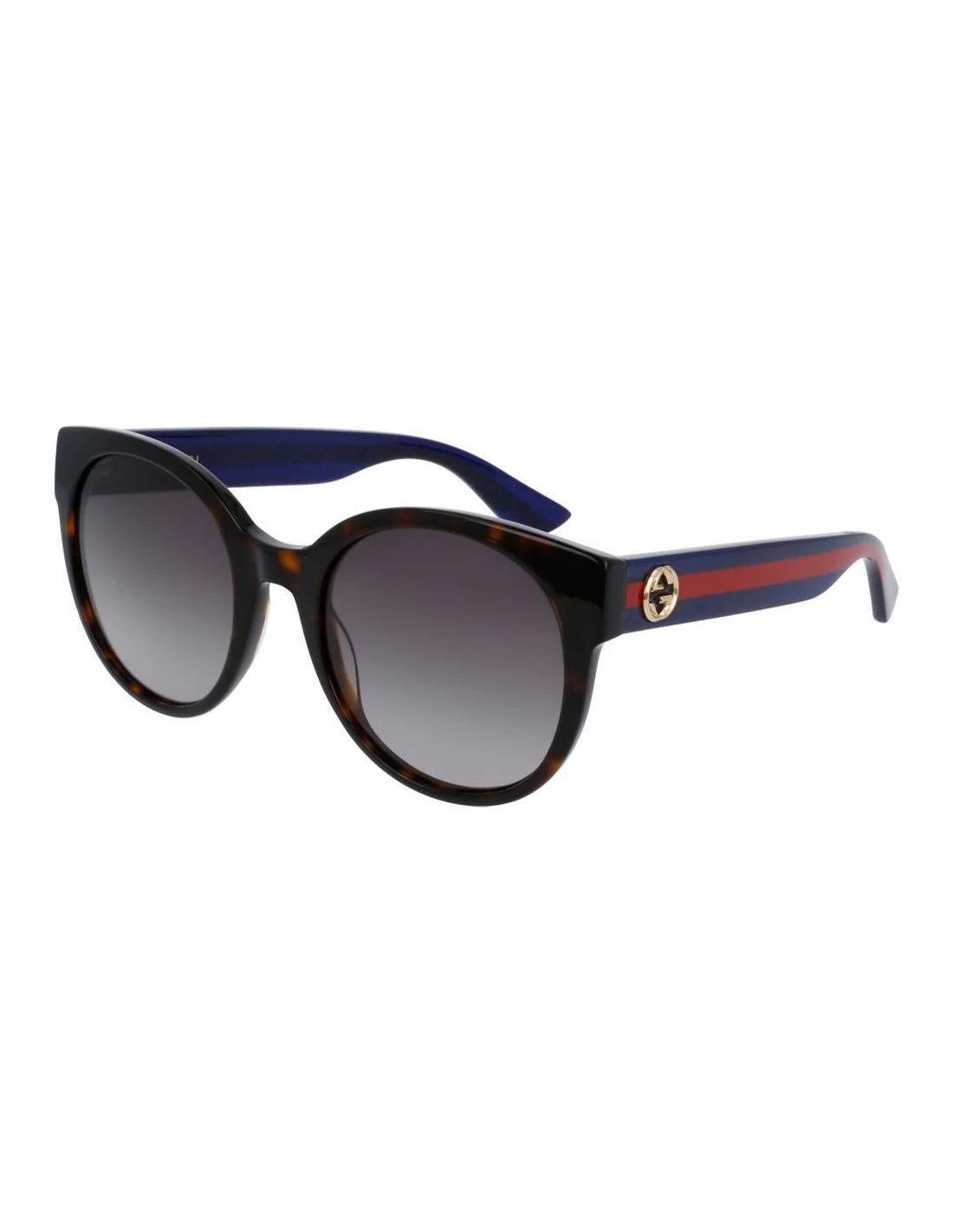 Lunettes de soleil Gucci Urban GG0035S - Havana - Bleu