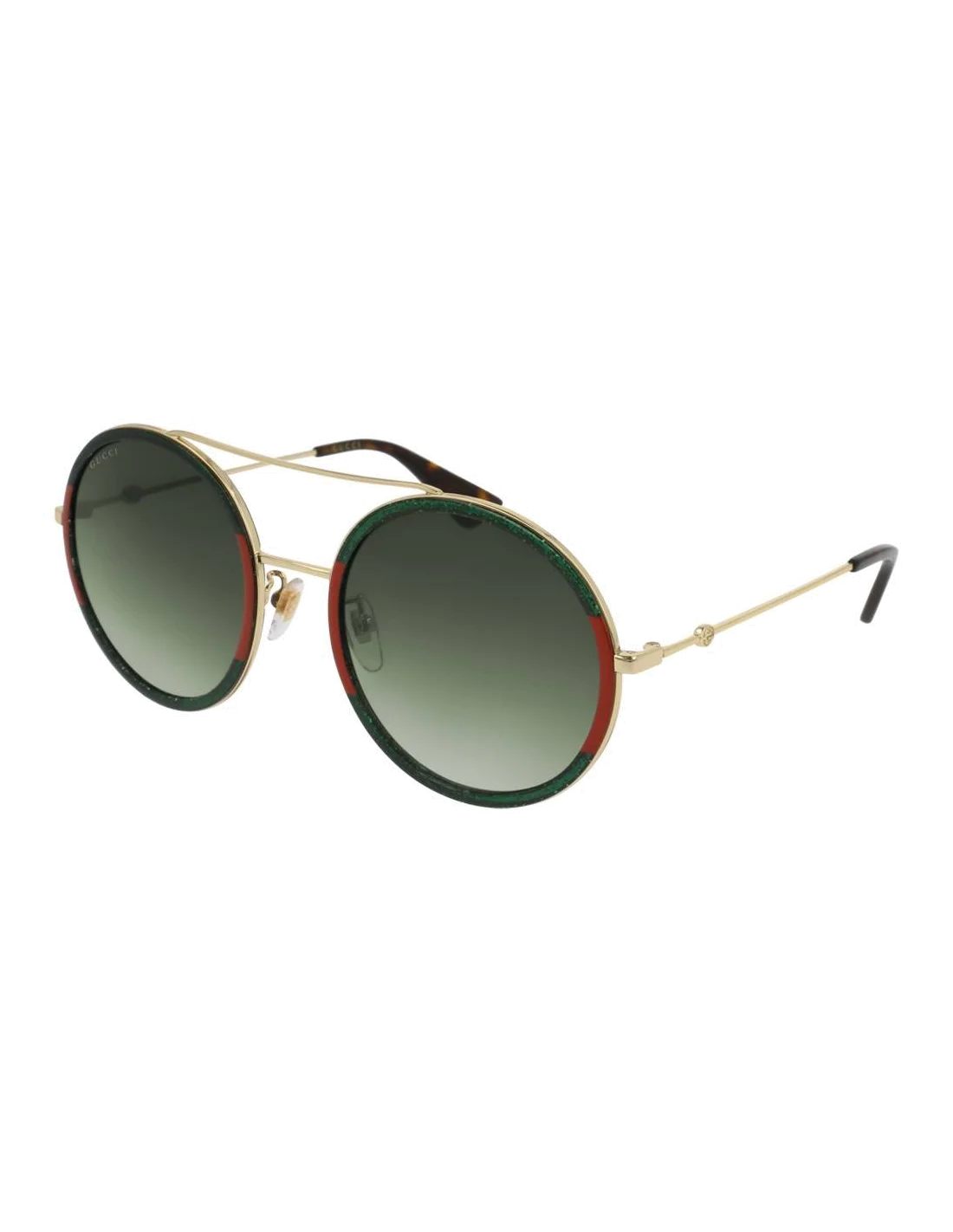 Lunettes de soleil Gucci Urban GG0061S - Vert - Or