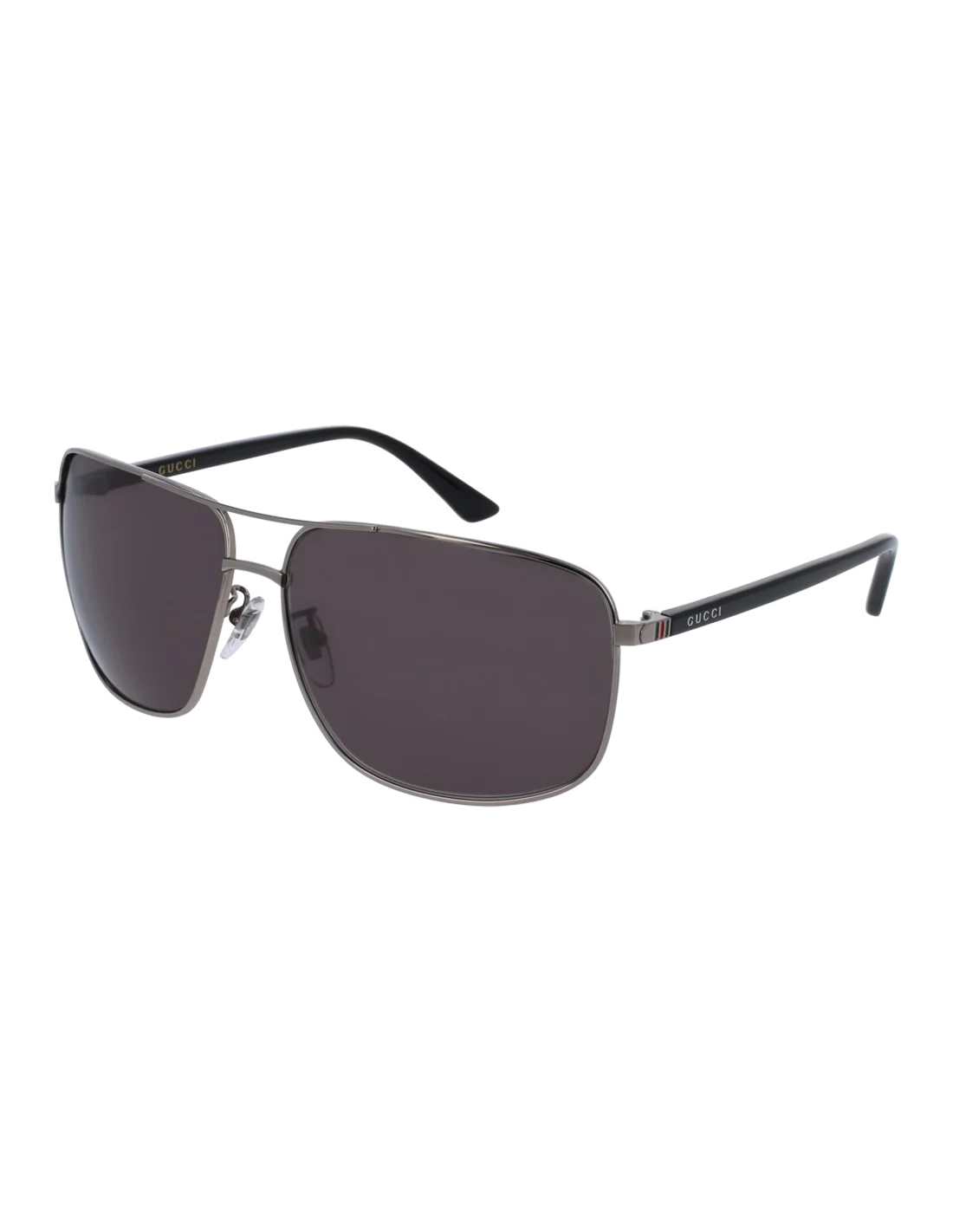 Lunettes de soleil Gucci Sensual Romantic GG0065SK - Ruthenium - Noir
