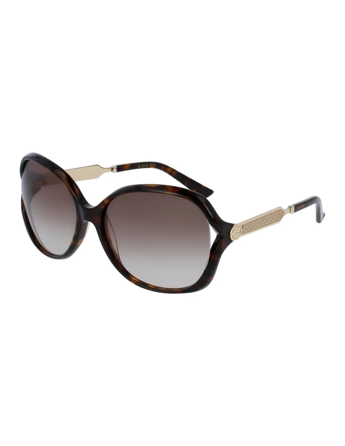 Lunettes de soleil Gucci Opulent Luxury GG0076S - Havana-Or