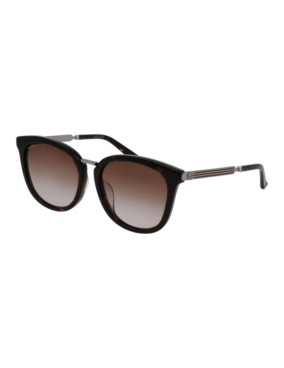 Lunettes de soleil Gucci Opulent Luxury Gucci GG0079SK - Havana - Argenté