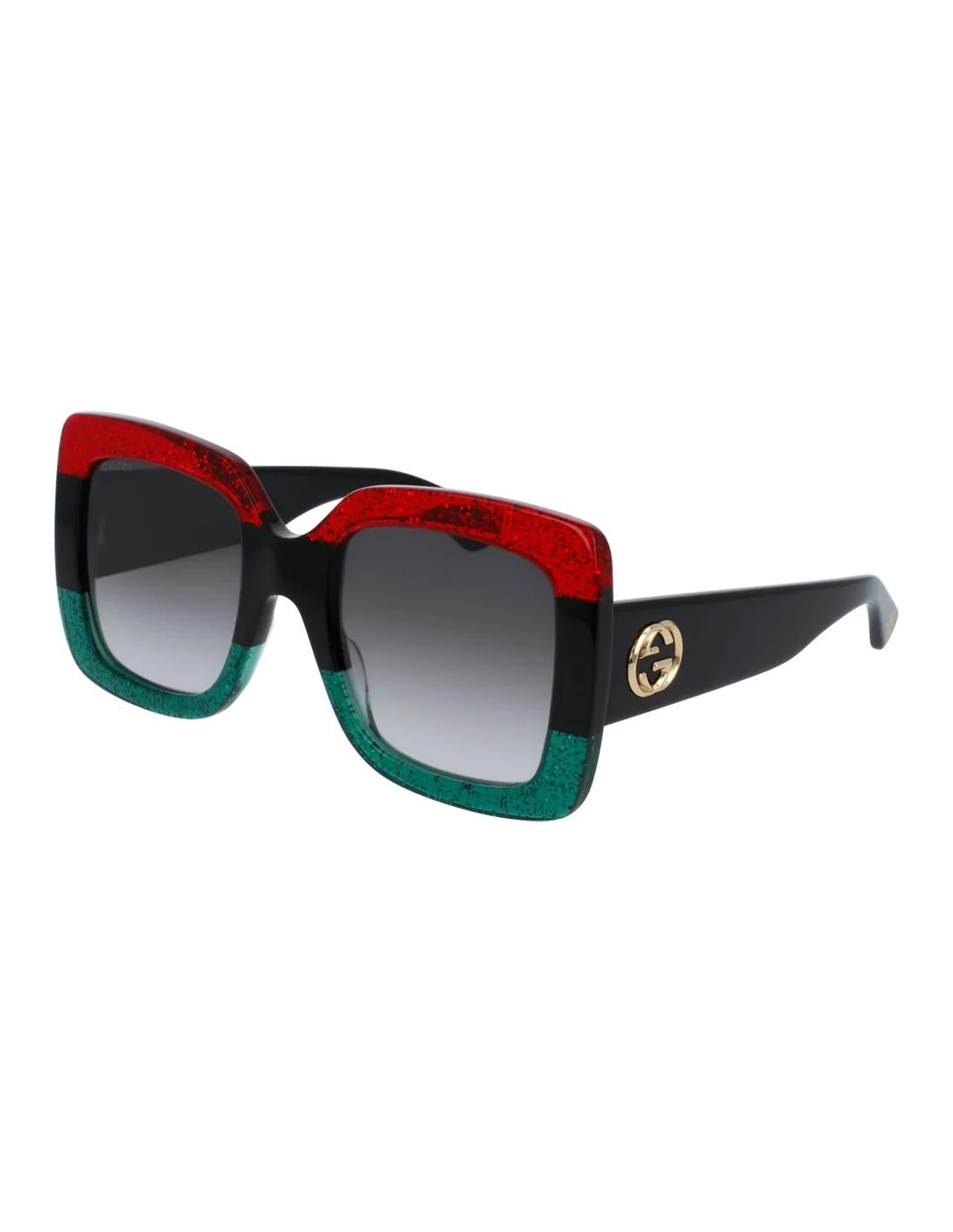 Lunettes de soleil Gucci Urban GG0083S - Multicolore - Noir
