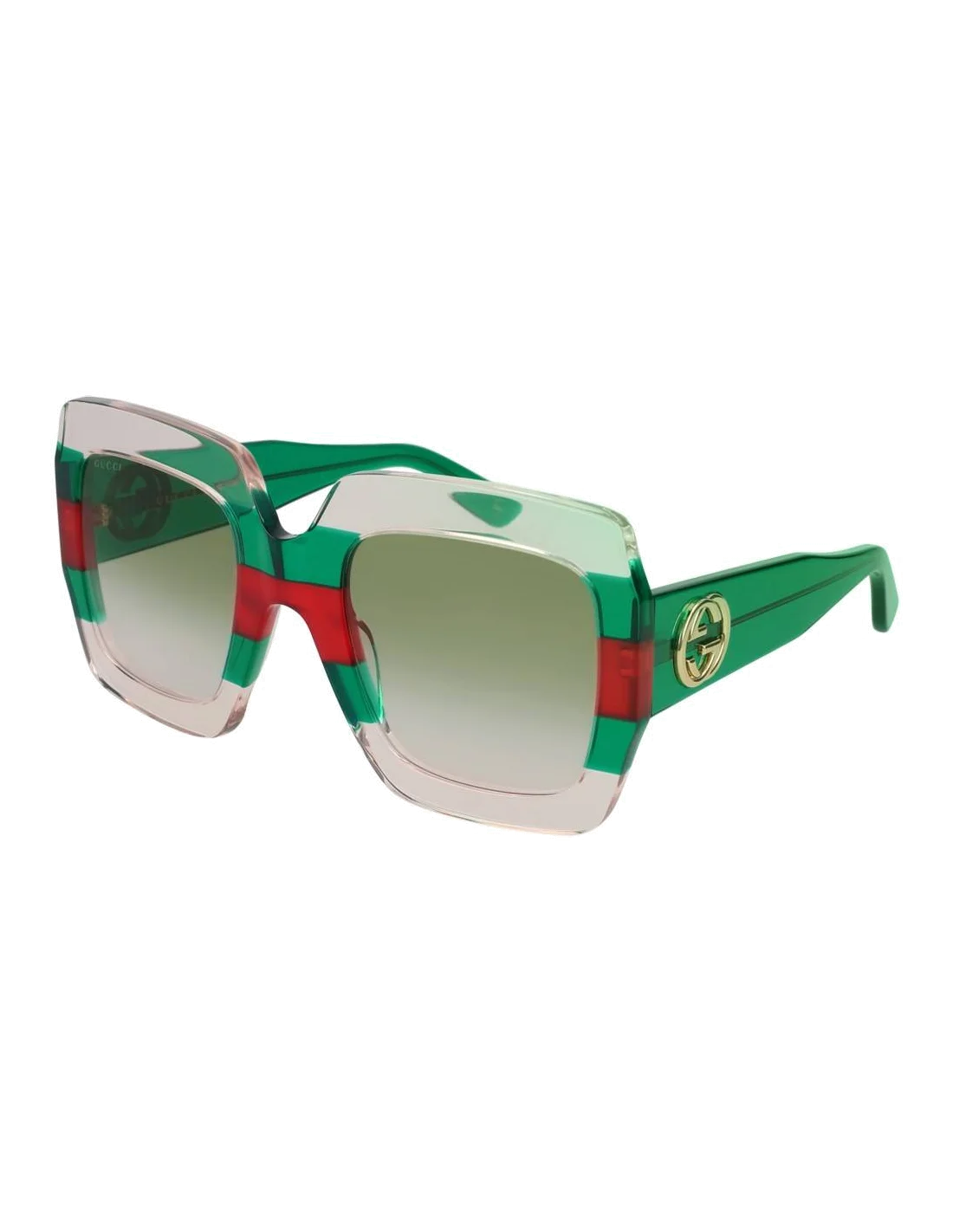 Lunettes de soleil Gucci Urban GG0178S - Vert