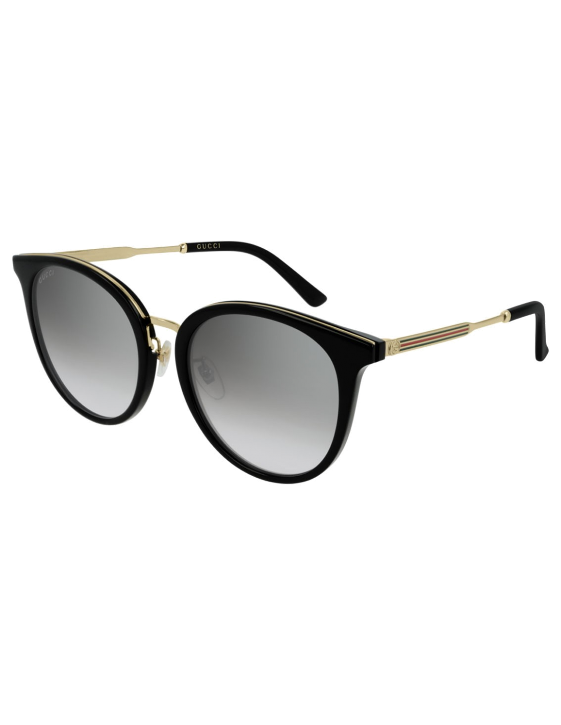 Lunettes de soleil Gucci Sensual Romantic GG0204SK - Noir, Or