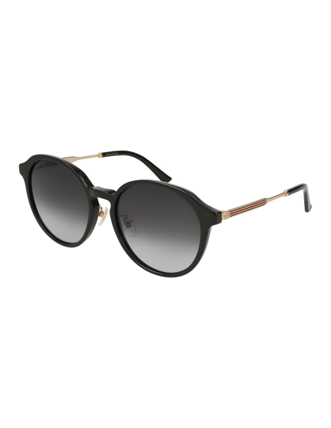 Lunettes de soleil Gucci Sensual Romantic GG0205SK - Noir - Or