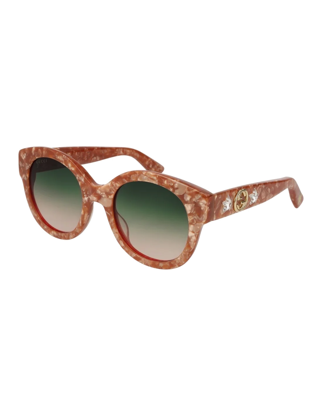 Lunettes de soleil Gucci Opulent Luxury GG0207S - Beige