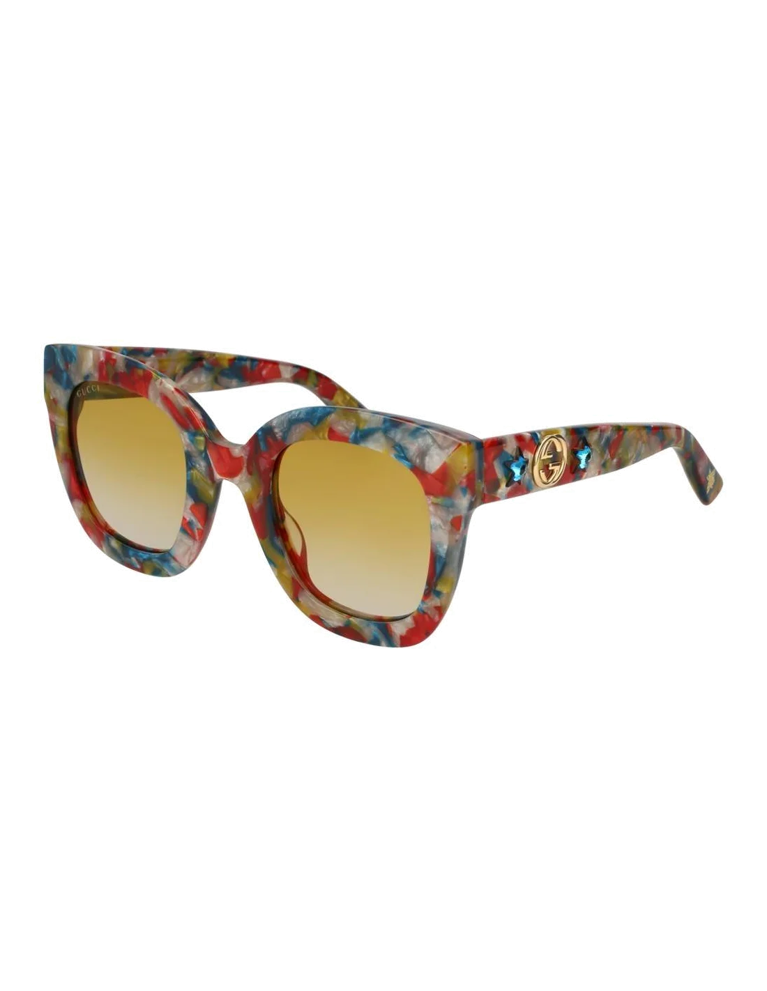 Lunettes de soleil Gucci Opulent Luxury GG0208S - Multicolore -