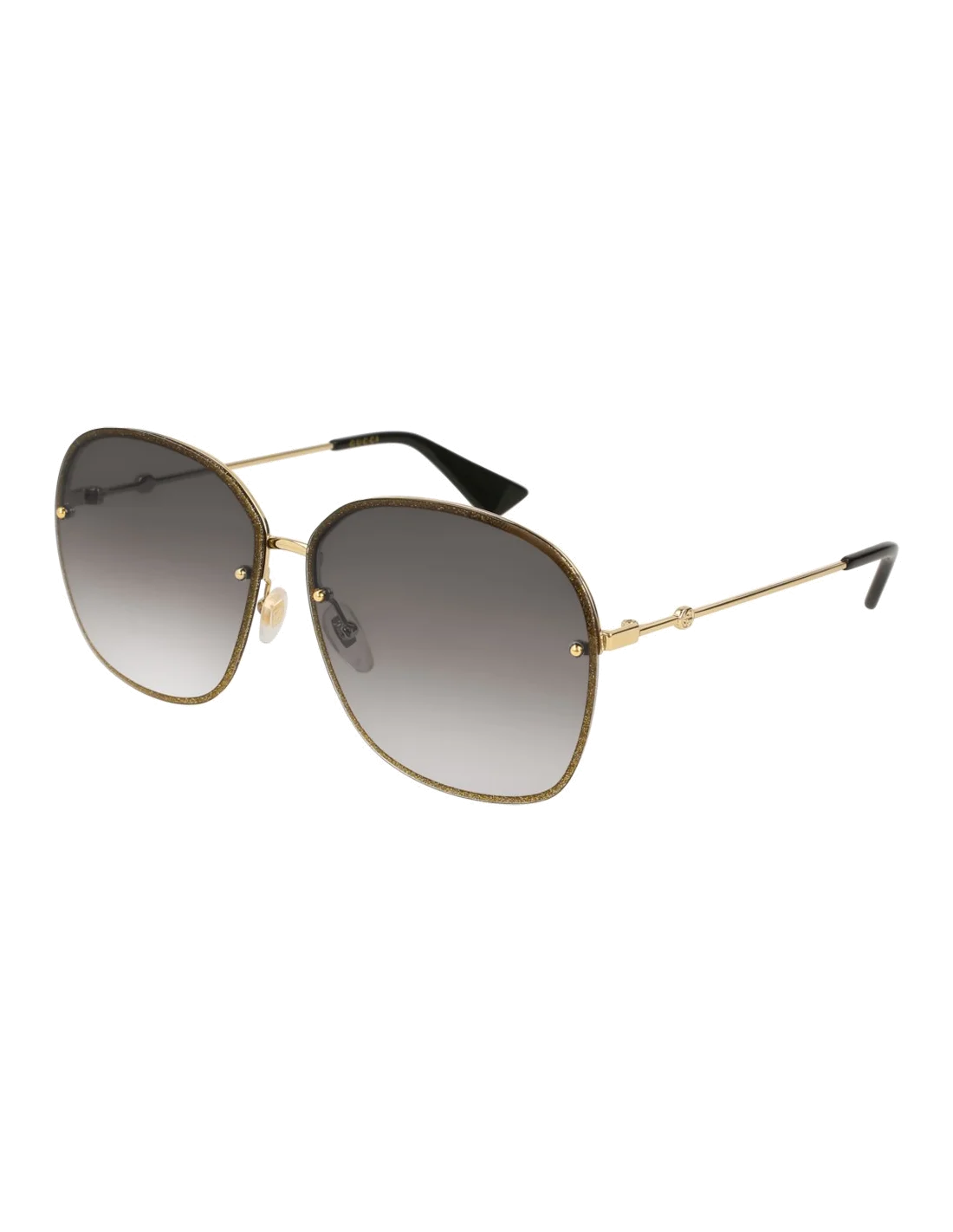 Lunettes de soleil Gucci Sensual Romantic GG0228S - Or, Or
