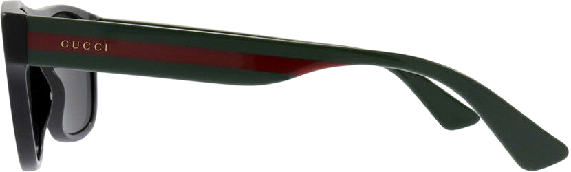 Lunettes de soleil Gucci Web GG0341S en actétate - Noir vue 4