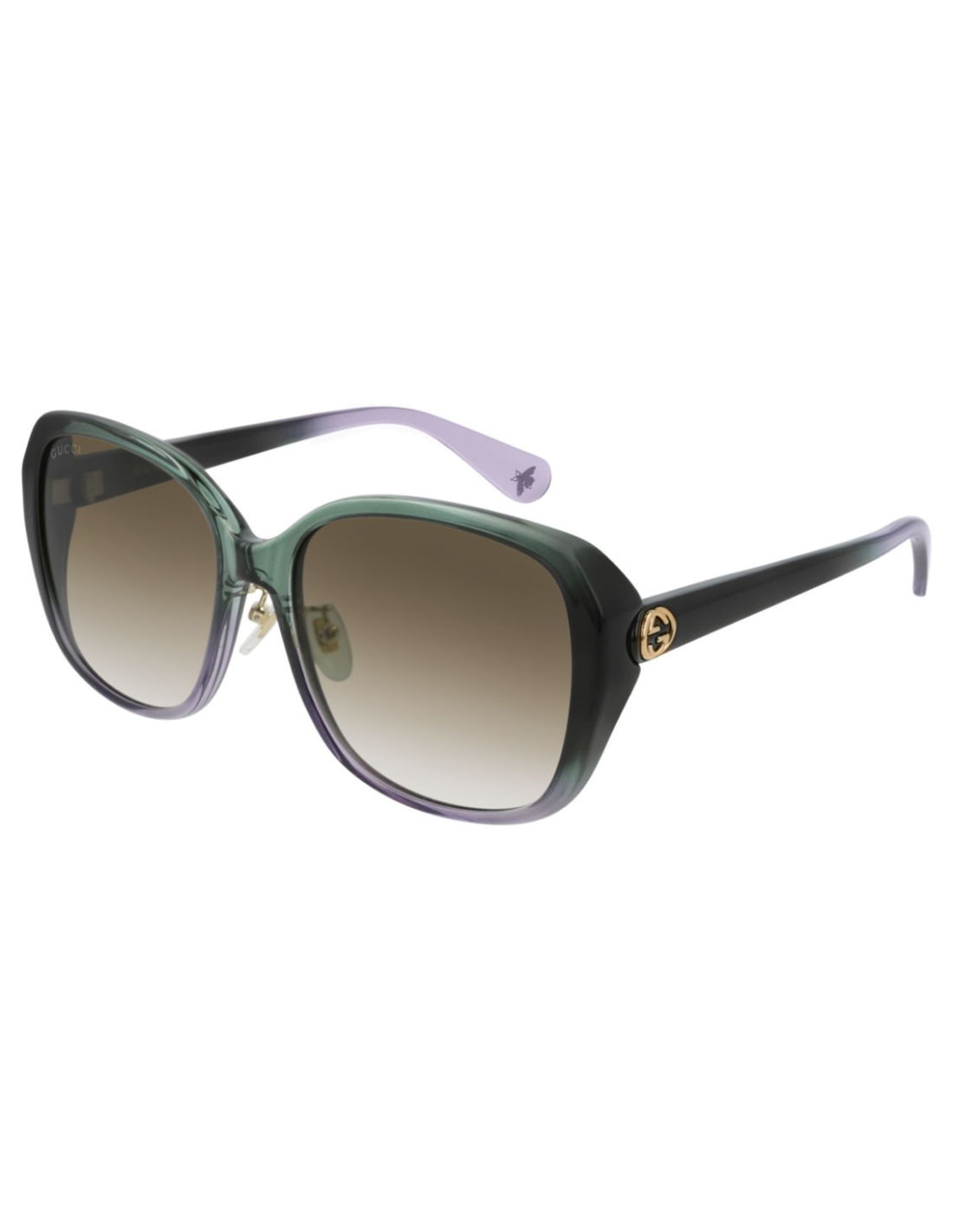 Lunettes de soleil Gucci Sensual Romantic GG0371SK - Vert