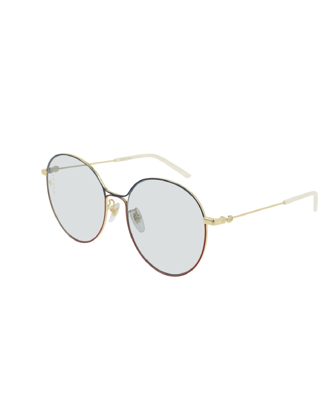 Lunettes de soleil Gucci Urban GG0395SK - Or - Blanc