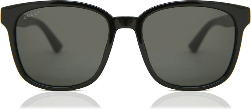 Lunettes de soleil Gucci GG0637SK en acétate - Noir vue 3