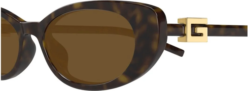 Lunettes de Soleil Gucci GG1680S en acétate - Havana vue 2