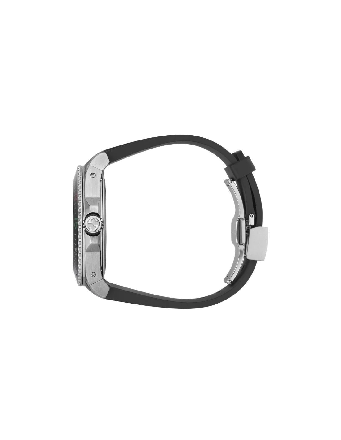 Montre de plongée Gucci Dive YA136217 pour Homme, cadran noir, bracelet caoutchouc vue 3