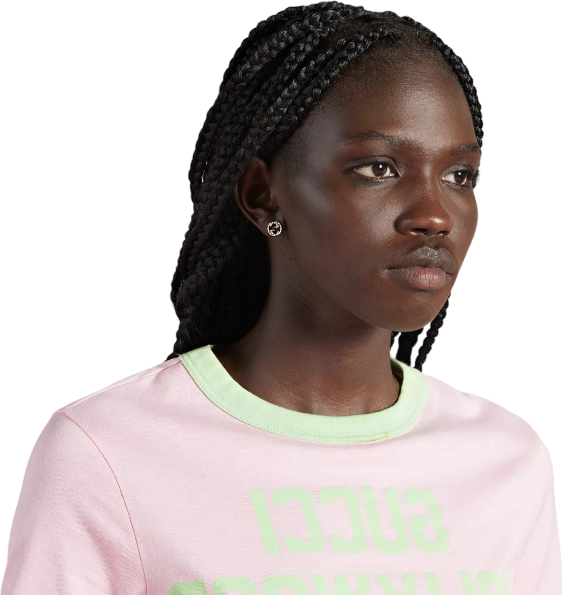 Boucles d'oreilles Gucci Interlooking en argent 925 motif GG - Réf. 109527 vue 2