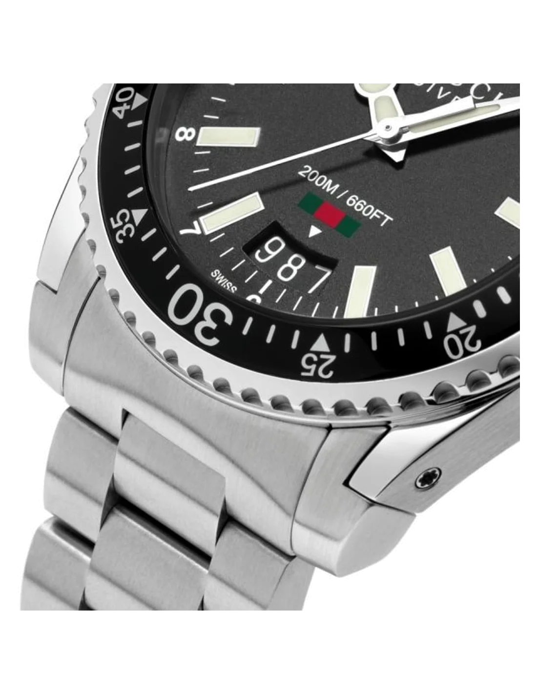 Montre Homme Gucci Dive YA136301 Bracelet en acier inoxydable vue 2