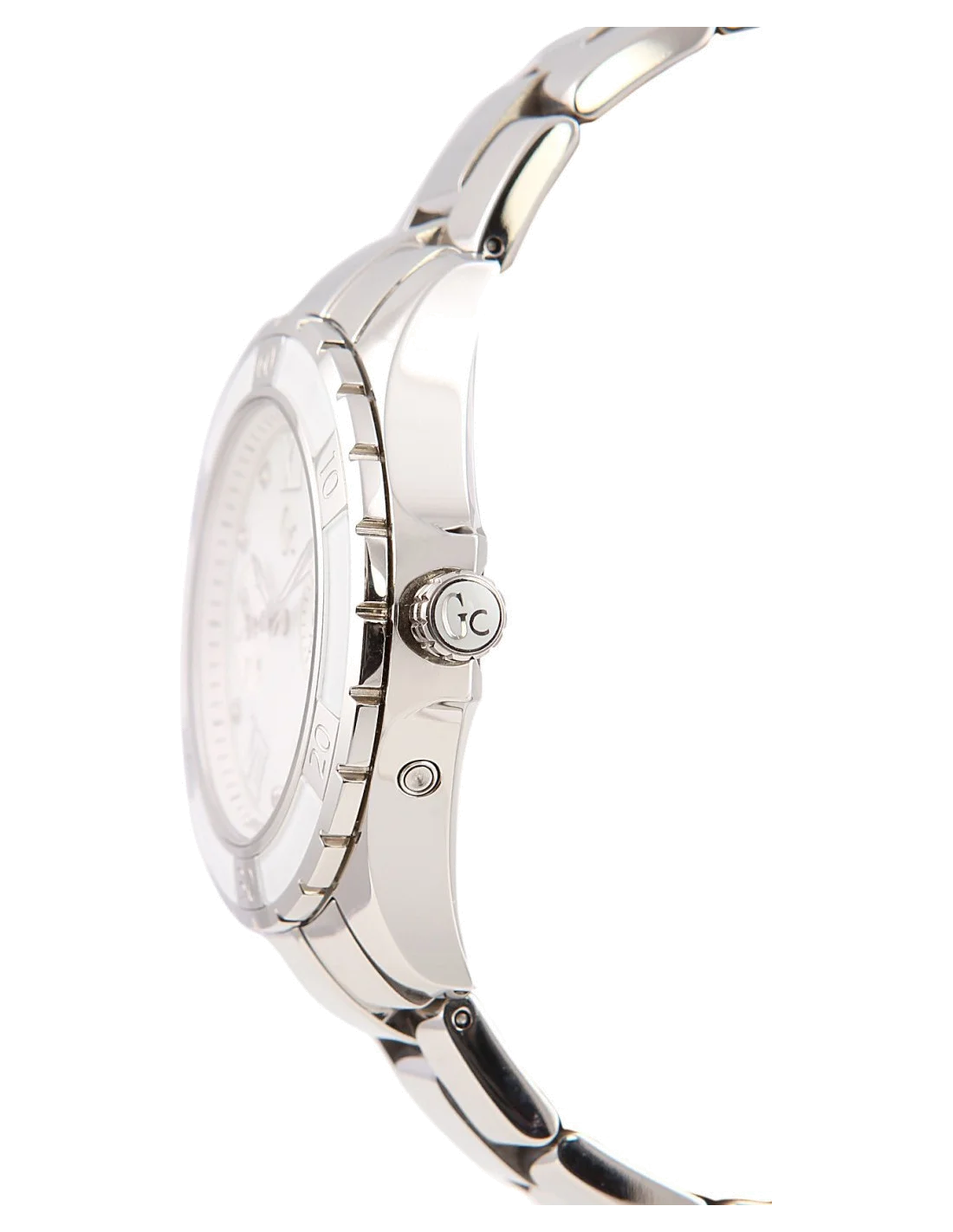 Montre Femme Guess Collection X75102L1S Argent Lunette crantée vue 2