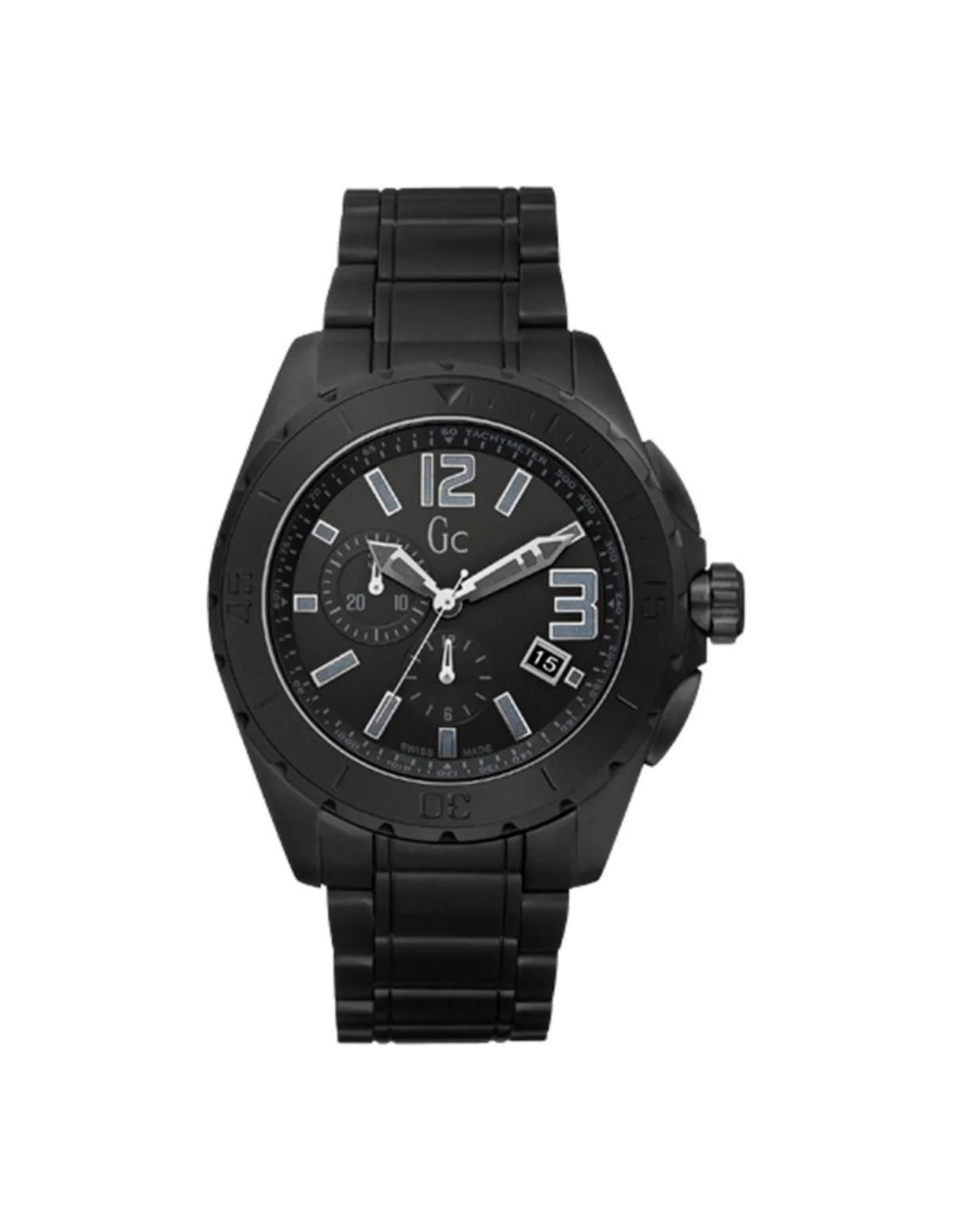 Montre Homme Céramique Guess Collection GC Sport Class XXL Blackout X76010G2S